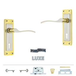 M7C10 - 2 Lever Lockset Fire Star 6"